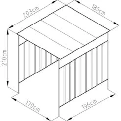 Abri à Vélos En Acier Thermolaqué Gris Anthracite 3,6m² Westmann -Outdoor Soldes abri a velos en acier thermolaque gris anthracite 36m westmann 5