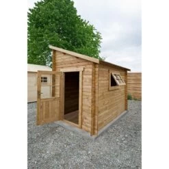 Abri Adossé 5,96m² PLUS Madriers 28mm Traités Marron Gardy Shelter 8 Abri Adossé 5,96m² PLUS Madriers 28mm Traités Marron Gardy Shelter -Outdoor Soldes abri adosse 596m plus madriers 28mm traites marron gardy shelter 2