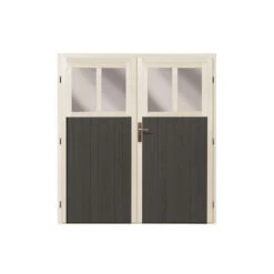 Abri Adossé En Bois Vitrifié Gris 3,27m² Wandlitz 2 - Karibu 11 Abri Adossé En Bois Vitrifié Gris 3,27m² Wandlitz 2 - Karibu -Outdoor Soldes abri adosse en bois vitrifie gris 327m wandlitz 2 karibu 5