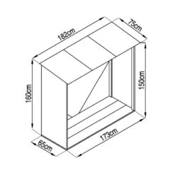Abri Bûches En Métal 1,37m² Imitation Bois Vieilli 5 Abri Bûches En Métal 1,37m² Imitation Bois Vieilli -Outdoor Soldes abri buches en metal 137m imitation bois vieilli 2