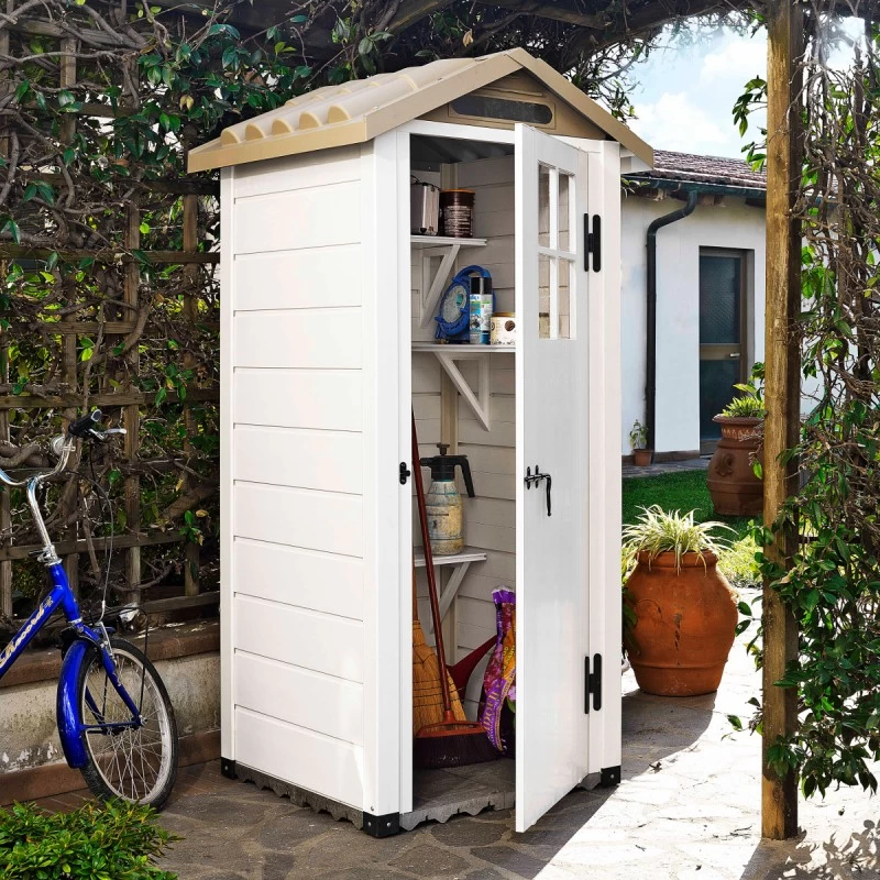 Outdoor Soldes -Outdoor Soldes abri de jardin 093m en pvc avec plancher evo tuscany 80 garofalo