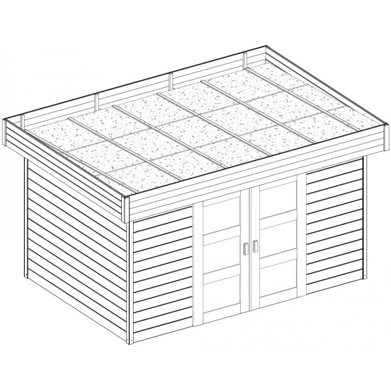 Abri De Jardin 12,07m² Malmo En Bois Traité Autoclave 28mm SOLID 6 Abri De Jardin 12,07m² Malmo En Bois Traité Autoclave 28mm SOLID – Image 6