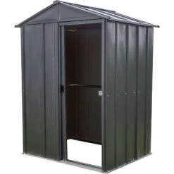 Abri De Jardin 1,5m² Toit Double Pente En Acier Galvanisé Anthracite Spacemaker 8 Abri De Jardin 1,5m² Toit Double Pente En Acier Galvanisé Anthracite Spacemaker -Outdoor Soldes abri de jardin 15m toit double pente en acier galvanise anthracite spacemaker 2