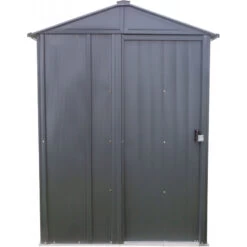 Abri De Jardin 1,5m² Toit Double Pente En Acier Galvanisé Anthracite Spacemaker 9 Abri De Jardin 1,5m² Toit Double Pente En Acier Galvanisé Anthracite Spacemaker -Outdoor Soldes abri de jardin 15m toit double pente en acier galvanise anthracite spacemaker 3