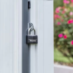 Abri De Jardin 2,35m² Monopente En Acier Galvanisé Anthracite Spacemaker -Outdoor Soldes abri de jardin 235m monopente en acier galvanise anthracite spacemaker 3