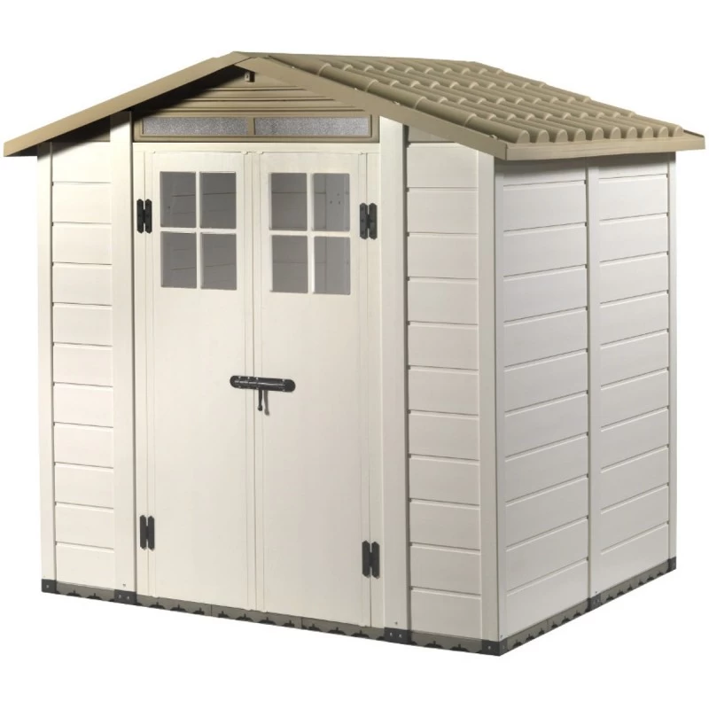 Abri De Jardin 6,03m² En PVC Avec Plancher Evo Tuscany 240 – Garofalo 3 Abri De Jardin 6,03m² En PVC Avec Plancher Evo Tuscany 240 – Garofalo – Image 3