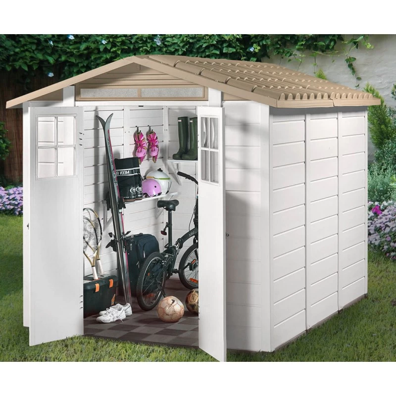 Abri De Jardin 6,03m² En PVC Avec Plancher Evo Tuscany 240 – Garofalo 1 Abri De Jardin 6,03m² En PVC Avec Plancher Evo Tuscany 240 – Garofalo