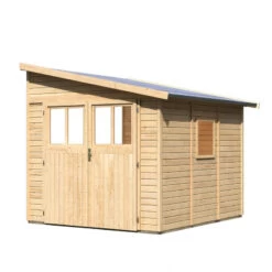 Abri De Jardin Adossé En Bois Certifié 6,23m² Bomlitz 3 - Karibu 9 Abri De Jardin Adossé En Bois Certifié 6,23m² Bomlitz 3 - Karibu -Outdoor Soldes abri de jardin adosse en bois certifie 623m bomlitz 3 karibu 3