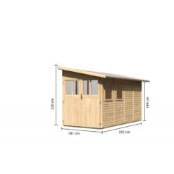 Abri De Jardin Adossé En Bois Certifié 6,42m² Juist 3 - Karibu 11 Abri De Jardin Adossé En Bois Certifié 6,42m² Juist 3 - Karibu -Outdoor Soldes abri de jardin adosse en bois certifie 642m juist 4 karibu 5
