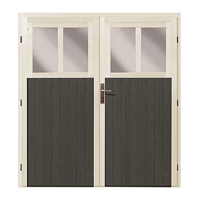 Abri De Jardin Adossé En Bois Gris Terre 4,18m² Bomlitz 2 - Karibu 5 Abri De Jardin Adossé En Bois Gris Terre 4,18m² Bomlitz 2 - Karibu – Image 5