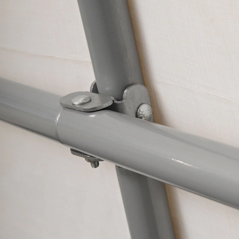 Abri De Jardin Démontable 5,4m² En Acier Et Polyéthylène Gris – Shelter Logic 3 Abri De Jardin Démontable 5,4m² En Acier Et Polyéthylène Gris – Shelter Logic – Image 3