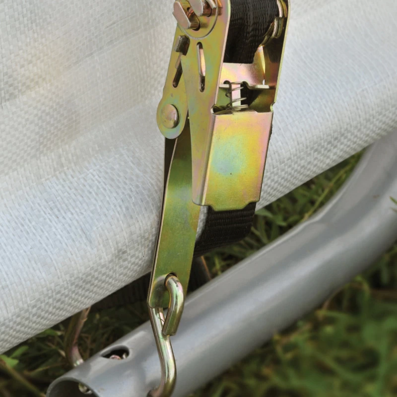 Abri De Jardin Démontable 5,4m² En Acier Et Polyéthylène Gris – Shelter Logic 6 Abri De Jardin Démontable 5,4m² En Acier Et Polyéthylène Gris – Shelter Logic – Image 6