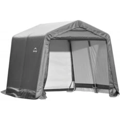 Abri De Jardin Démontable 9m² En Acier Et Polyéthylène Gris – Shelter Logic 9 Abri De Jardin Démontable 9m² En Acier Et Polyéthylène Gris – Shelter Logic -Outdoor Soldes abri de jardin demontable 9m en acier et polyethylene gris shelter logic 3