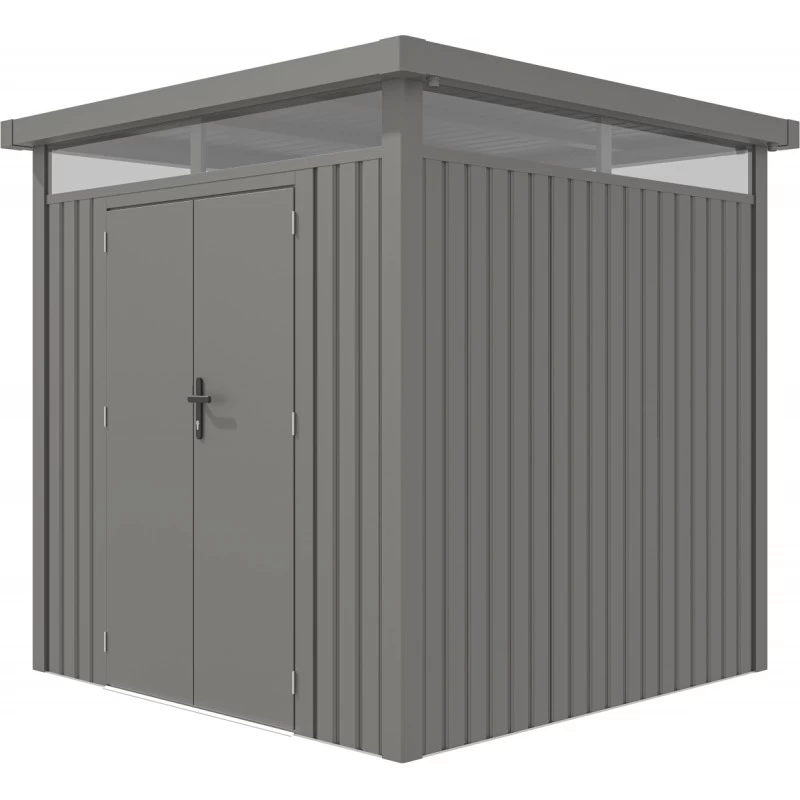 Abri De Jardin En Acier Galvanisé Kosto 5,29m² + Kit D'ancrage - X-Métal 5 Abri De Jardin En Acier Galvanisé Kosto 5,29m² + Kit D'ancrage - X-Métal – Image 5