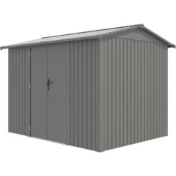 Abri De Jardin En Acier Galvanisé Roka 7,1m² + Kit D'ancrage - X-Métal -Outdoor Soldes abri de jardin en acier galvanise roka 71m kit d ancrage x metal 3