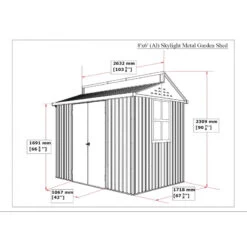 Abri De Jardin En Aluminium Gris Avec Puits De Lumière 4,33m² + Kit Fondation - DURAMAX 8 Abri De Jardin En Aluminium Gris Avec Puits De Lumière 4,33m² + Kit Fondation - DURAMAX -Outdoor Soldes abri de jardin en aluminium gris avec puits de lumiere 433m kit fondation duramax 2