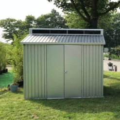 Abri De Jardin En Aluminium Gris Avec Puits De Lumière 4,33m² + Kit Fondation - DURAMAX 9 Abri De Jardin En Aluminium Gris Avec Puits De Lumière 4,33m² + Kit Fondation - DURAMAX -Outdoor Soldes abri de jardin en aluminium gris avec puits de lumiere 433m kit fondation duramax 3