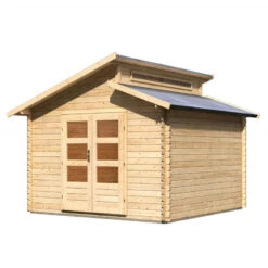 Abri De Jardin En Bois 10,69m² Avec Toit En Gradins - Värmland 1 - Karibu -Outdoor Soldes abri de jardin en bois 1069m avec toit en gradins varmland 1 karibu 3