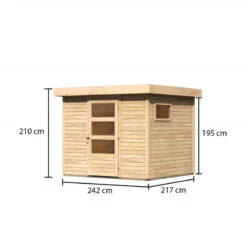 Abri De Jardin En Bois 5,25m² Freiburg 3 - Karibu 9 Abri De Jardin En Bois 5,25m² Freiburg 3 - Karibu -Outdoor Soldes abri de jardin en bois 525m freiburg 3 karibu 3