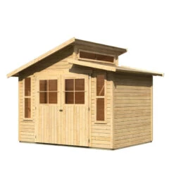 Abri De Jardin En Bois 6,55m² Avec Toit En Gradins - Grauburg 6 - Karibu -Outdoor Soldes abri de jardin en bois 655m avec toit en gradins grauburg 6 karibu 2