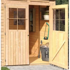 Abri De Jardin En Bois 6,55m² Avec Toit En Gradins - Grauburg 6 - Karibu -Outdoor Soldes abri de jardin en bois 655m avec toit en gradins grauburg 6 karibu 5