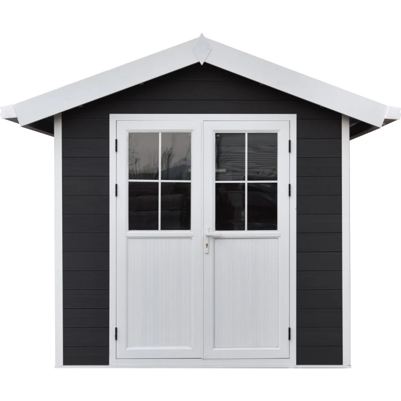 Abri De Jardin En Bois Composite 28mm Anthracite 4,77m² PREMIUM - Woodlife Garden 3 Abri De Jardin En Bois Composite 28mm Anthracite 4,77m² PREMIUM - Woodlife Garden – Image 3