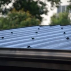 Abri De Jardin En Bois Composite 28mm Anthracite 9m² PREMIUM Toit Plat - Woodlife Garden -Outdoor Soldes abri de jardin en bois composite 28mm anthracite 9m premium toit plat woodlife garden 5