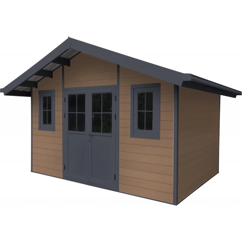 Abri De Jardin En Bois Composite 28mm Aspect Bois 10,71m² PREMIUM - Woodlife Garden 5 Abri De Jardin En Bois Composite 28mm Aspect Bois 10,71m² PREMIUM - Woodlife Garden – Image 5