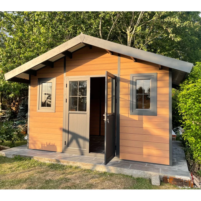 Abri De Jardin En Bois Composite 28mm Aspect Bois 10,71m² PREMIUM - Woodlife Garden 1 Abri De Jardin En Bois Composite 28mm Aspect Bois 10,71m² PREMIUM - Woodlife Garden