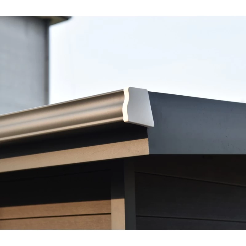 Abri De Jardin En Bois Composite 28mm Aspect Bois 12m² PREMIUM Toit Monopente - Woodlife Garden 5 Abri De Jardin En Bois Composite 28mm Aspect Bois 12m² PREMIUM Toit Monopente - Woodlife Garden – Image 5