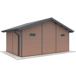 Abri De Jardin En Bois Composite 28mm Aspect Bois 19,22m² PREMIUM - Woodlife Garden -Outdoor Soldes abri de jardin en bois composite 28mm aspect bois 1922m premium woodlife garden 2