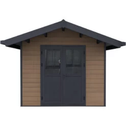 Abri De Jardin En Bois Composite 28mm Aspect Bois 7,78m² PREMIUM - Woodlife Garden -Outdoor Soldes abri de jardin en bois composite 28mm aspect bois 778m premium woodlife garden 2