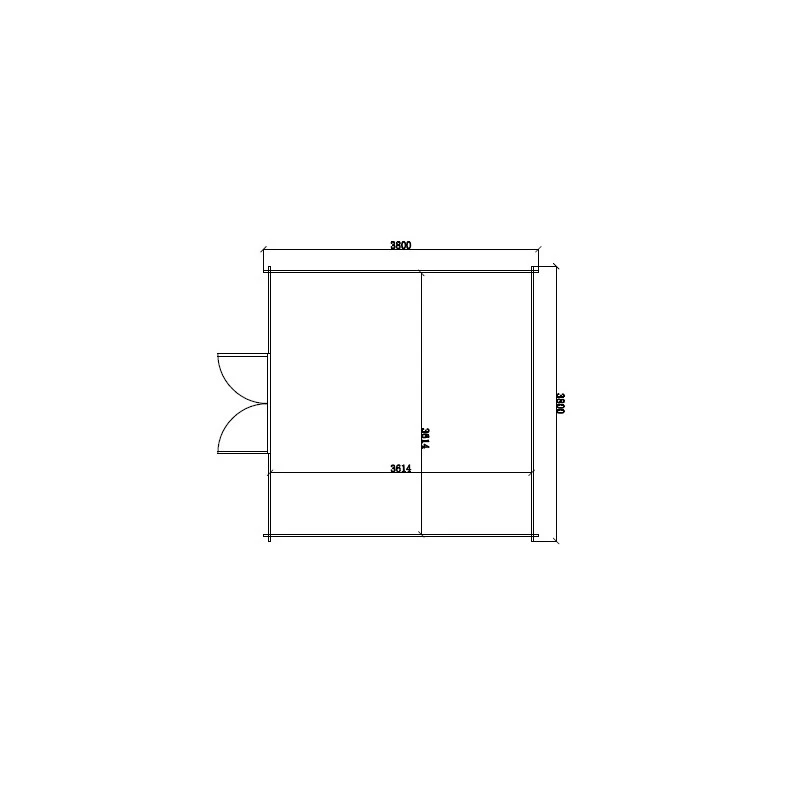 Abri De Jardin En Bois Composite 28mm Bois Vieilli 14,44m² Double Porte Alu Et Double Vitrage - WoodLife Garden 6 Abri De Jardin En Bois Composite 28mm Bois Vieilli 14,44m² Double Porte Alu Et Double Vitrage - WoodLife Garden – Image 6