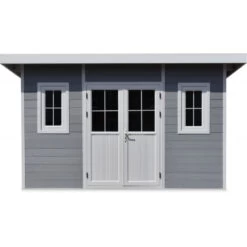 Abri De Jardin En Bois Composite 28mm Gris Clair 14,90m² PREMIUM Toit Plat - Woodlife Garden 9 Abri De Jardin En Bois Composite 28mm Gris Clair 14,90m² PREMIUM Toit Plat - Woodlife Garden -Outdoor Soldes abri de jardin en bois composite 28mm gris clair 1490m premium toit plat woodlife garden 3