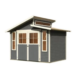 Abri De Jardin En Bois Gris Terre 6,55m² Avec Toit En Gradins - Grauburg 6 - Karibu 8 Abri De Jardin En Bois Gris Terre 6,55m² Avec Toit En Gradins - Grauburg 6 - Karibu -Outdoor Soldes abri de jardin en bois gris terre 655m avec toit en gradins grauburg 6 karibu 2
