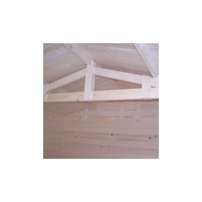 Abri De Jardin En Bois Massif 12,3m² – Madriers 42mm – Habrita 4 Abri De Jardin En Bois Massif 12,3m² – Madriers 42mm – Habrita – Image 4
