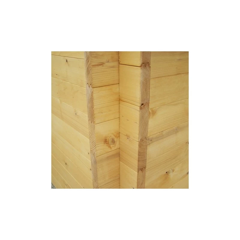 Abri De Jardin En Bois Massif 12,3m² – Madriers 42mm – Habrita 6 Abri De Jardin En Bois Massif 12,3m² – Madriers 42mm – Habrita – Image 6