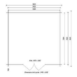 Abri De Jardin En Bois Massif 13m² PRIMO - Madriers 28mm Gardy Shelter -Outdoor Soldes abri de jardin en bois massif 13m primo madriers 28mm gardy shelter 2