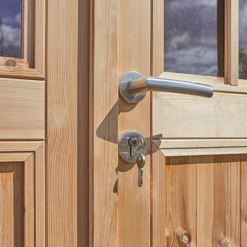 Abri De Jardin En Bois Massif 16m² SHELTY + – Madriers 28mm – Toiture En Acier – Forest Style 2 Abri De Jardin En Bois Massif 16m² SHELTY + – Madriers 28mm – Toiture En Acier – Forest Style – Image 2