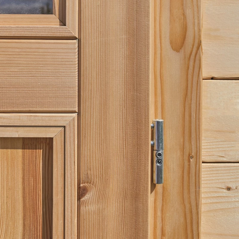 Abri De Jardin En Bois Massif 16m² SHELTY + – Madriers 28mm – Toiture En Acier – Forest Style 4 Abri De Jardin En Bois Massif 16m² SHELTY + – Madriers 28mm – Toiture En Acier – Forest Style – Image 4