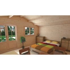 Abri De Jardin En Bois Massif 44mm - 19,82m² Lilac – Forest Style 8 Abri De Jardin En Bois Massif 44mm - 19,82m² Lilac – Forest Style -Outdoor Soldes abri de jardin en bois massif 1982m lilac forest style 3