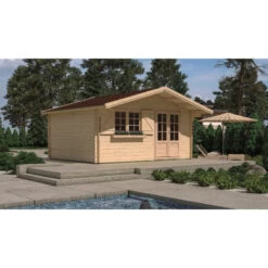 Abri De Jardin En Bois Massif 44mm - 19,82m² Lilac – Forest Style 9 Abri De Jardin En Bois Massif 44mm - 19,82m² Lilac – Forest Style -Outdoor Soldes abri de jardin en bois massif 1982m lilac forest style 4