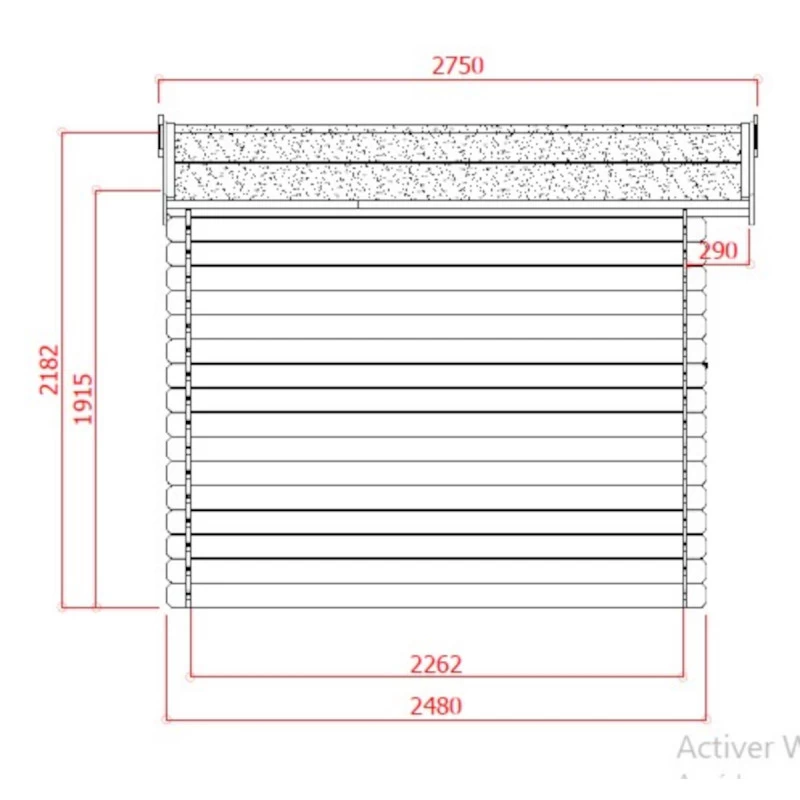 Abri De Jardin En Bois Massif 19mm Amberg Porte Double 7,39m² SOLID 3 Abri De Jardin En Bois Massif 19mm Amberg Porte Double 7,39m² SOLID – Image 3