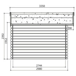 Abri De Jardin En Bois Massif 28mm Sologne Porte Simple 8,88m² - SOLID -Outdoor Soldes abri de jardin en bois massif 28mm sologne porte simple 888m solid 2