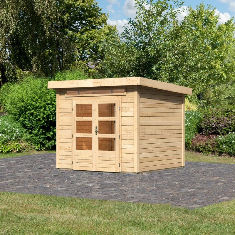 Abri De Jardin En Bois Massif 5,95m² Kandern 3 – Karibu 1 Abri De Jardin En Bois Massif 5,95m² Kandern 3 – Karibu