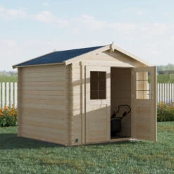 Abri De Jardin En Bois Massif 5,9m² JUNO – Madriers 19mm – Forest Style