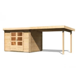 Abri De Jardin En Bois Massif 7,04m² Bastrup 3 Avec Appentis 300cm – Karibu 8 Abri De Jardin En Bois Massif 7,04m² Bastrup 3 Avec Appentis 300cm – Karibu -Outdoor Soldes abri de jardin en bois massif 704m bastrup 3 avec appentis 300cm woodfeeling 2