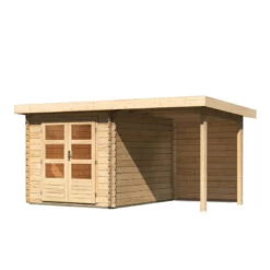 Abri De Jardin En Bois Massif 7,04m² Bastrup 4 Avec Appentis 200cm Et Paroi Arrière – Karibu 8 Abri De Jardin En Bois Massif 7,04m² Bastrup 4 Avec Appentis 200cm Et Paroi Arrière – Karibu -Outdoor Soldes abri de jardin en bois massif 704m bastrup 4 avec appentis 200cm et paroi arriere woodfeeling 2