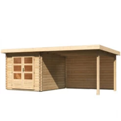 Abri De Jardin En Bois Massif 7,04m² Bastrup 4 Avec Appentis 300cm Et Paroi Arrière – Karibu 8 Abri De Jardin En Bois Massif 7,04m² Bastrup 4 Avec Appentis 300cm Et Paroi Arrière – Karibu -Outdoor Soldes abri de jardin en bois massif 704m bastrup 4 avec appentis 300cm et paroi arriere woodfeeling 2