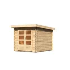 Abri De Jardin En Bois Massif 7,04m² Bastrup 4 – Karibu -Outdoor Soldes abri de jardin en bois massif 704m bastrup 4 woodfeeling 2